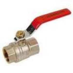 Vanne double femelle 80×90 poignée acier plate