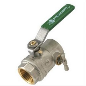 Vanne NF d&rsquo;arrêt à boisseau FF1 » (26/34) a purge