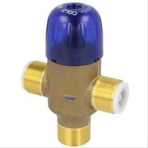Vanne thermostatique eau chaude M3/4 », modèle réglable de 45 à 65°C
