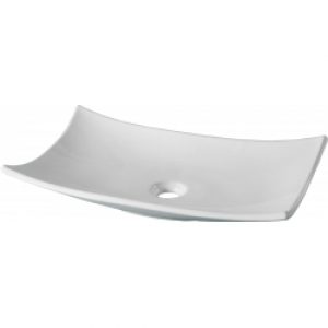 Vasque à poser en céramique blanche