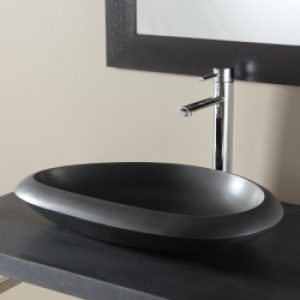 Vasque à poser galet en pierre naturelle…