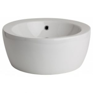 Vasque à poser haute et ronde en…