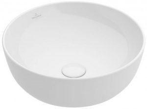 Vasque à Poser Villeroy et Boch Artis 430x430mm Pierre Blanche CeramicPlus 417943RW
