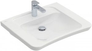 Villeroy et Boch Architectura Vita Lavabo pour meuble Vita 650 x 550 mm Blanc (517866)