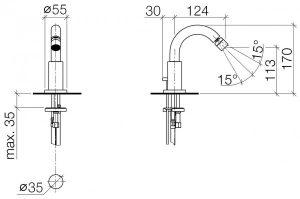 Villeroy et Boch Bec verseur pour bidet Tara Par Dornbracht  (13900892)