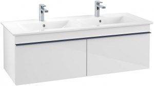 Villeroy et Boch Legato LED-Meuble sous vasque pour 2 vasques à poser 1600 x 550 x 500 mm (B241L0)