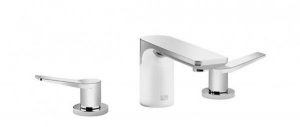 Villeroy et Boch Lisse Par Dornbracht Mélangeur lavabo à 3 trous avec garniture d’écoulement (20713