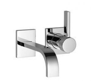 Villeroy et Boch MEM Par Dornbracht Mitigeur monocommande de lavabo mural sans garniture d’écouleme