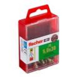 Vis 5 x 30 Power-Fast acier bichromaté empreinte Pozidriv, 20p