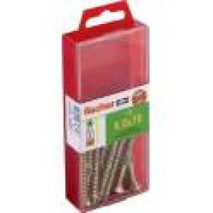 Vis 6 x 70 Power-Fast acier bichromaté empreinte Pozidriv, 10p