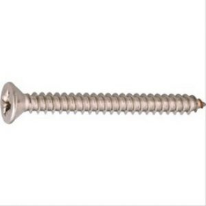 Vis à tôle Inox tête fraisée 5,5×38 – boîte de 100
