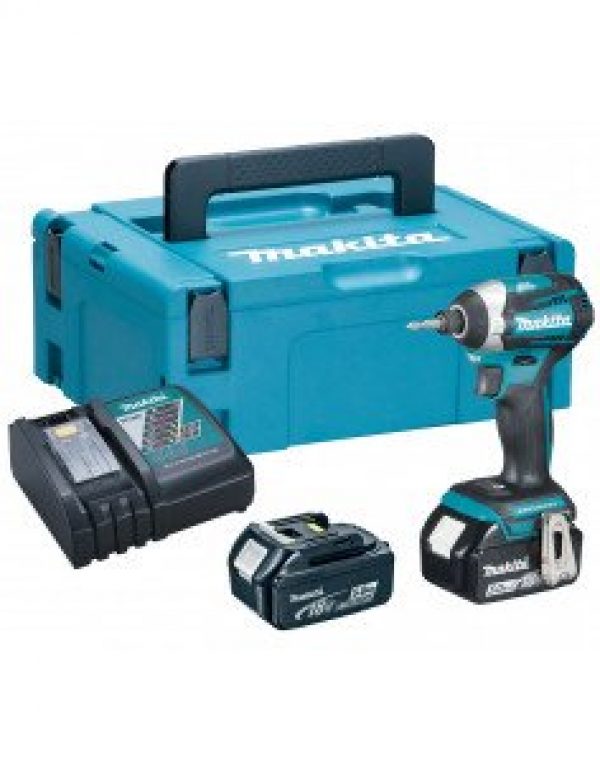 Visseuse à chocs 18V MAKITA (2x5AH) en coffret MAKPAC – DTD154RTJ