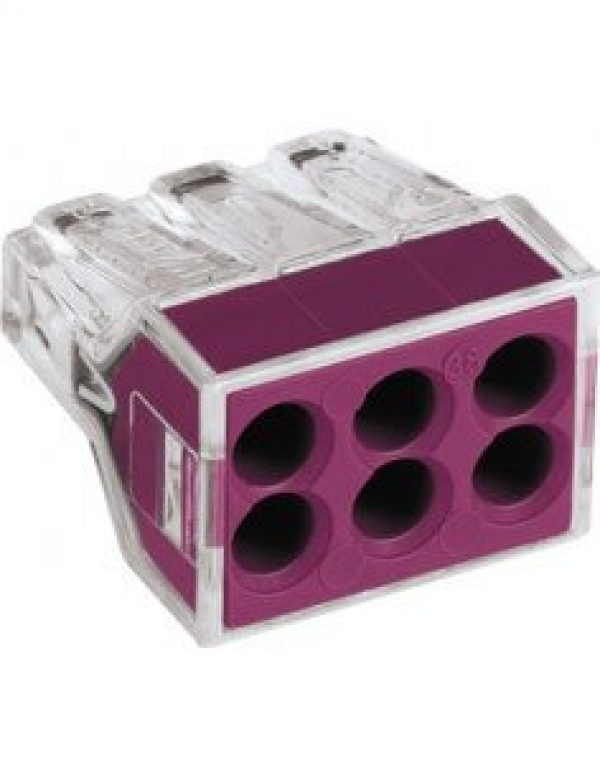 WAGO – Boîte de 50 bornes de connexion automatiques transparentes 6…