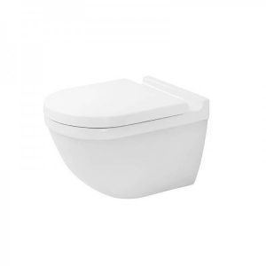WC Suspendu Duravit Starck 3 Blanc Sans Bride Abattant Soft Close