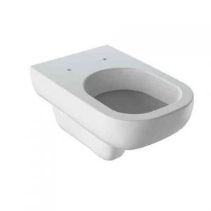 WC Suspendu Geberit Smyle Avec Bride Fond Creux 350x340x540mm Blanc