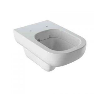 WC Suspendu Geberit Smyle Sans Bride Fond Creux 350x340x540mm Blanc