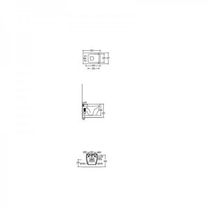 WC Suspendu Rak Ceramics METROPOLITAN Rimless abattant extra-plat 525x337mm Blanc Alpin