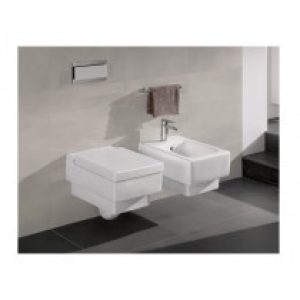 Wc suspendu sans bride Villeroy et Boch Memento 2.0 avec bati support ViConnect