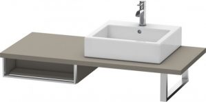Meuble Pour Vasque à Poser Duravit Vero Bas 500×518 mm Pin Argent VE654803131
