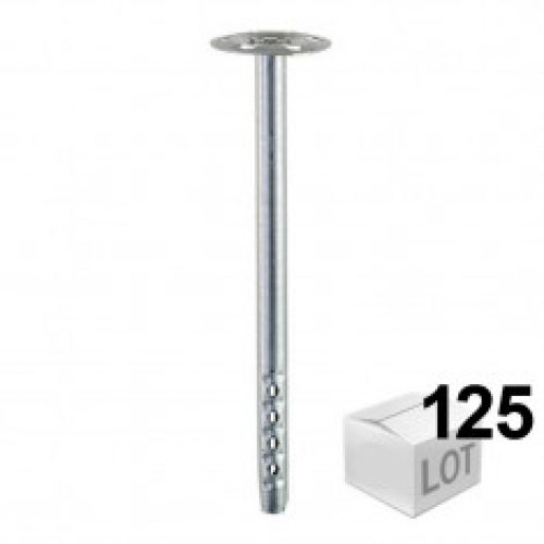 125 Chevilles DHM fixation métallique pour isolants – 2 modèles – Fischer