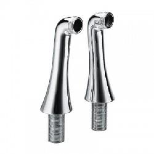 2 COLONNETTES HAUTES 130 mm MM3/4″ CHROME – CRISTINA ONDYNA CH16051