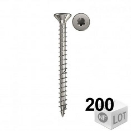 200 Vis inox Ø5,5 Fischer spéciale terrasse en bois DISPONIBLE en 5 Longueurs