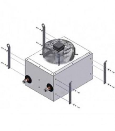 4 pinces de suspension pour montage au plafond pour ventilo LH 120-930