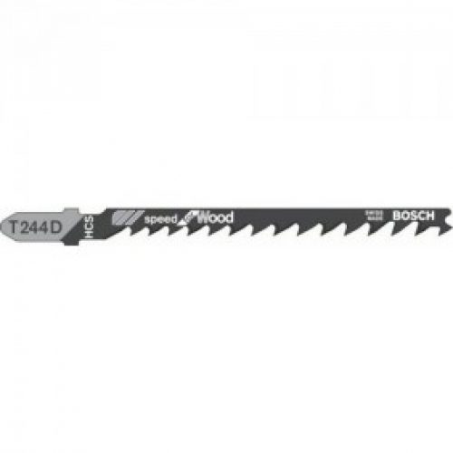 5 lames de scie sauteuse pour le bois T244D – longueur 100 mm