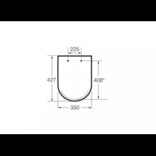 Abattant et siège amortis compacts The Gap Roca