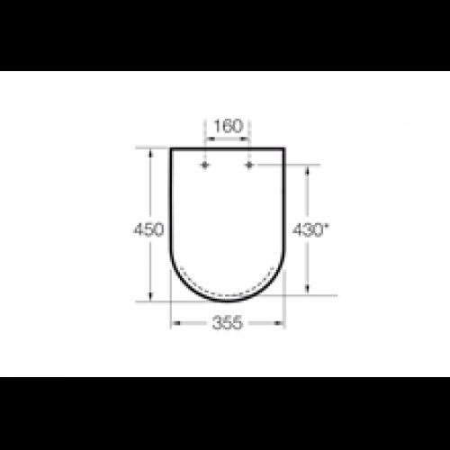 Abattant et siège Dama Roca