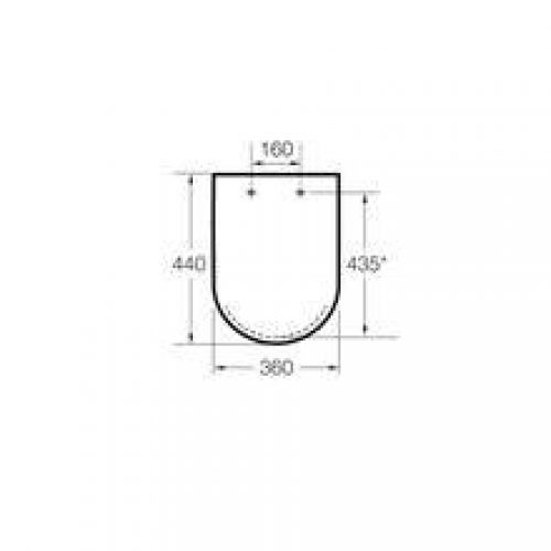 Abattant et siège edelweiss Hall Roca