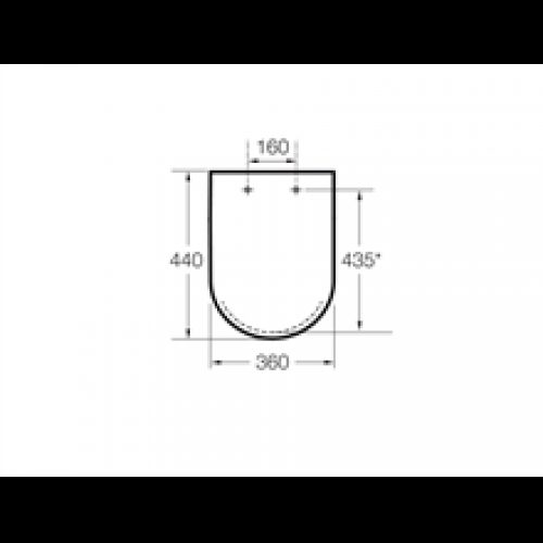 Abattant et siège Hall Roca