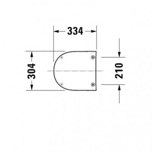 Abattant wc Standard Duravit ME by Starck pour urinoir Soft-closing White Satin Matt 0024093200