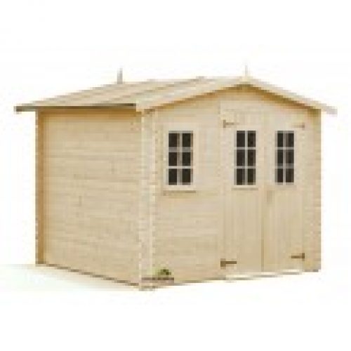 Abri de jardin en Bois Luby 5.46 m² épaisseur 28 mm