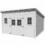 Abri de jardin madriers bois massif 17.33m² avec toit mono pente multidirectionnel