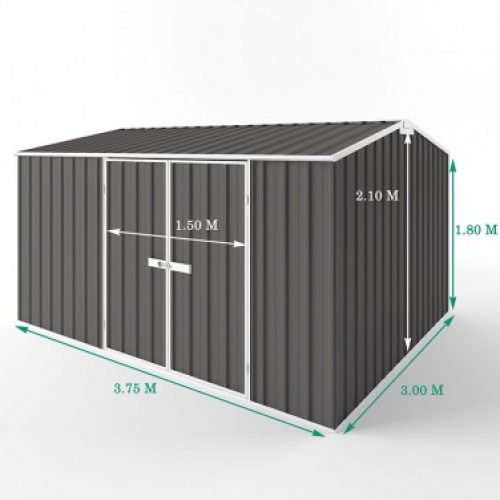 Abri de jardin métal colorbond EASYSHED 11.25 m²