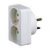 Adaptateur 20A 2P + T en socles 16A 4400W maxi broches D.4.8mm