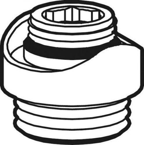 Adaptateur Jado Geometry pour mitigeur thermostatique en montage en saillie Chromé