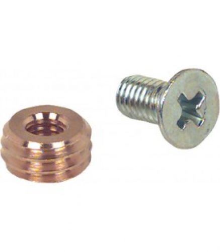 Adaptateur M5 x M8 mm + Boulon a tete fraise pour montage de collier de serrage tuyaux Unite *BG*