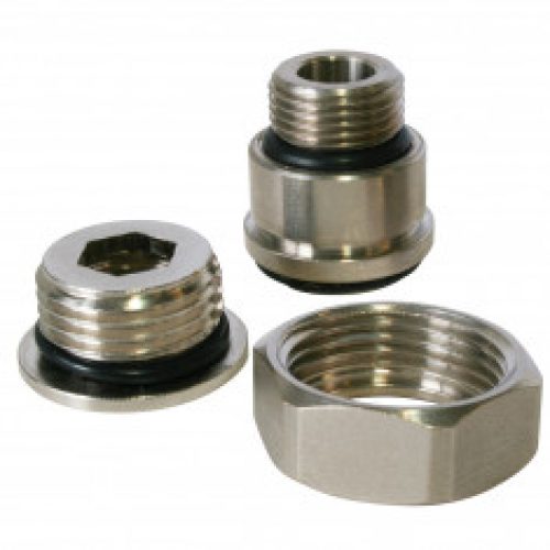 Adaptateur robinet radiateur multidiamètres 3/8″ – 1/2″