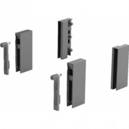Adaptateurs DesignSide pour tiroir ArciTech-hauteur 92 mm-anthracite