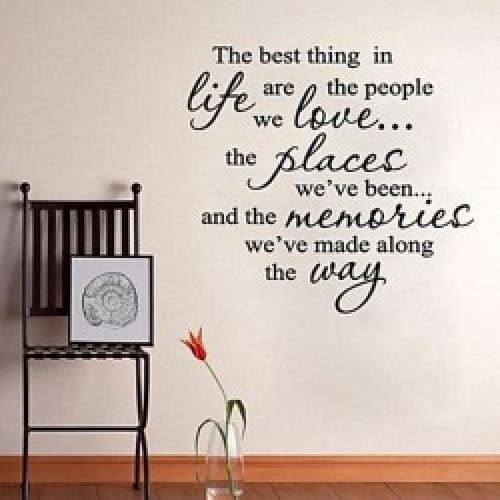 Affiche murale Amour, amitié, souvenir