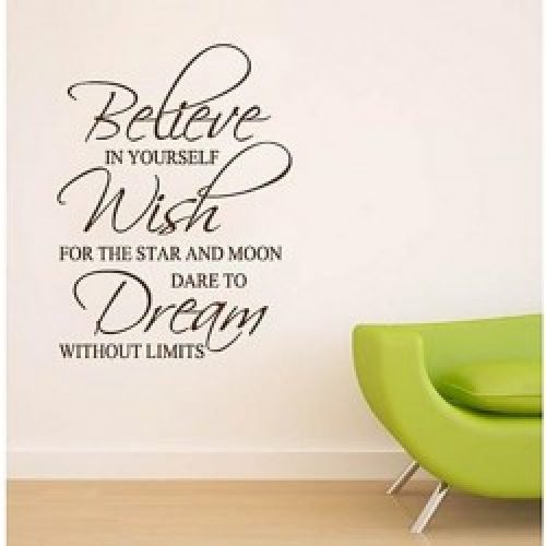 Affiche murale Croire en soi et rêver sans limite