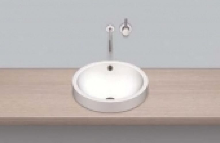 Alape AB.K450.1 – Vasque à poser 450 mm avec trop-plein blanc