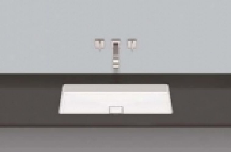 Alape UB – Lavabo à encastrer par le dessous 662×360 blanc sans revêtement