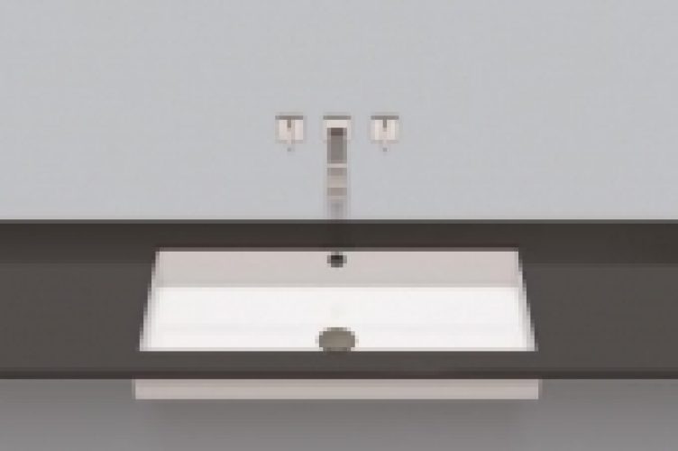 Alape UB – Lavabo à encastrer par le dessous 794×419 blanc sans revêtement