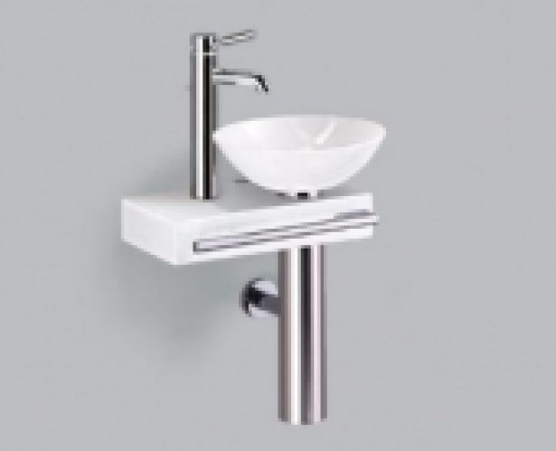 Alape Waschplatz – 300 mm droit , WP.PI2 avec console de Bassin