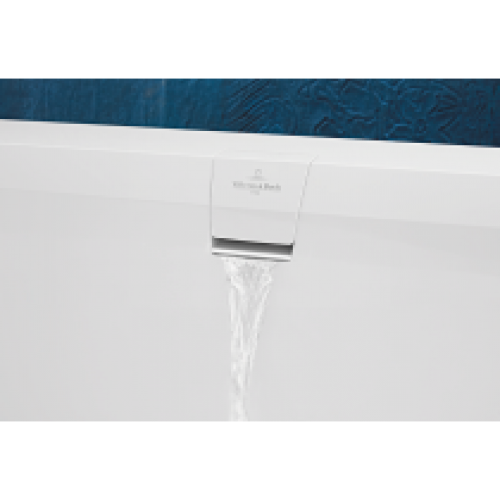 Alimentation en eau par le trop plein pour baignoire Villeroy et Boch