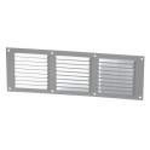 Alu anodise gris avec moustiquaire : rectangulaire horizontale 10×30