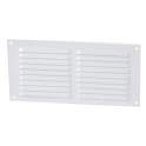 Alu laque blanc avec moustiquaire : Rectangulaire horizontale 10×30